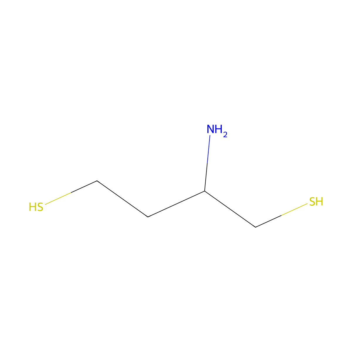 (2S)-2-Aminobutane-1,4-dithiol molecular structure, CAS 1363594-47-1