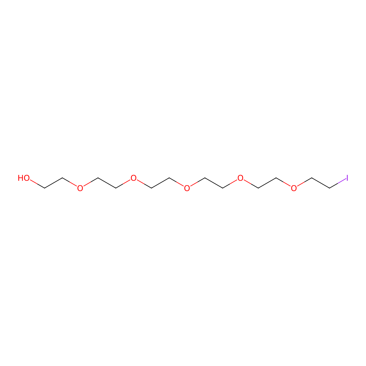 I-Peg6-OH molecular structure, CAS 136399-07-0