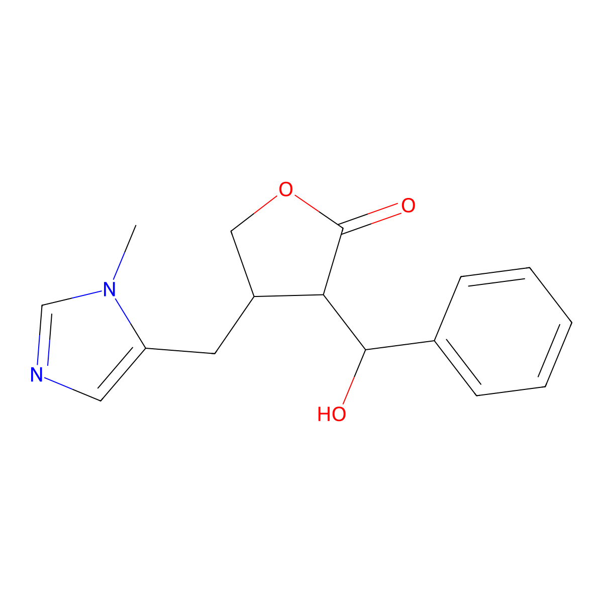 Pilosine molecular structure, CAS 13640-28-3