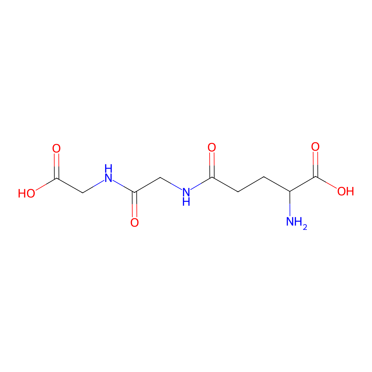 H-Glu(Gly-Gly-OH)-OH molecular structure, CAS 13640-39-6