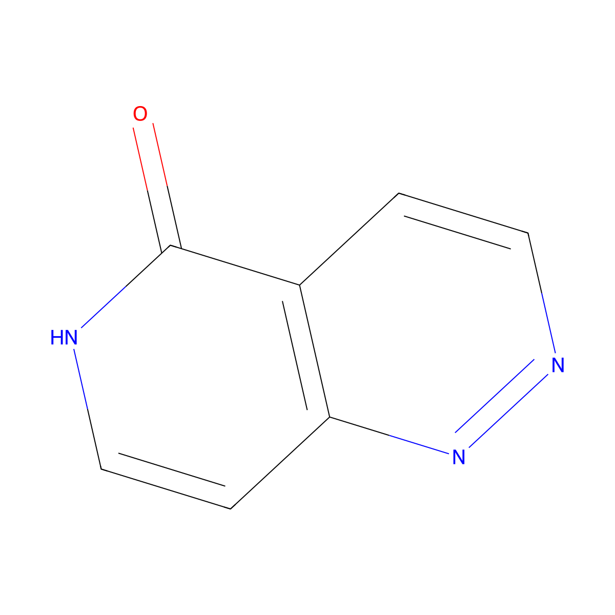 pyrido[4,3-c]pyridazin-5(6H)-one molecular structure, CAS 136411-57-9