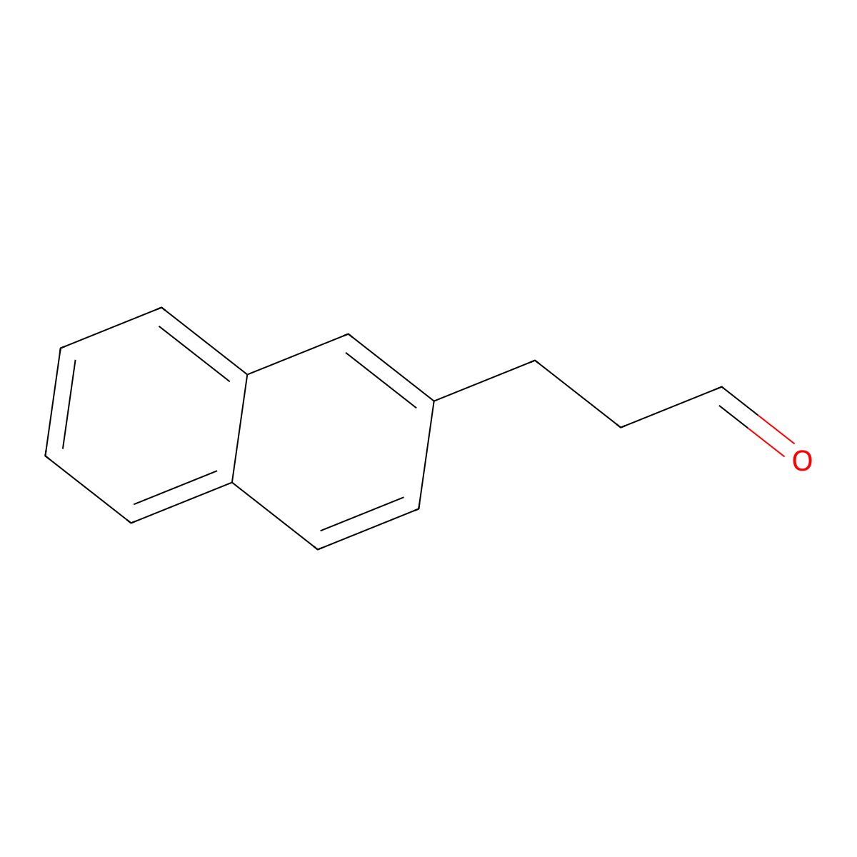 3-(2-Naphthyl)propanal molecular structure, CAS 136415-67-3