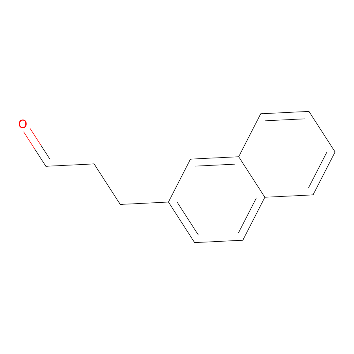 3-(2-Naphthyl)propanal molecular structure, CAS 136415-67-3