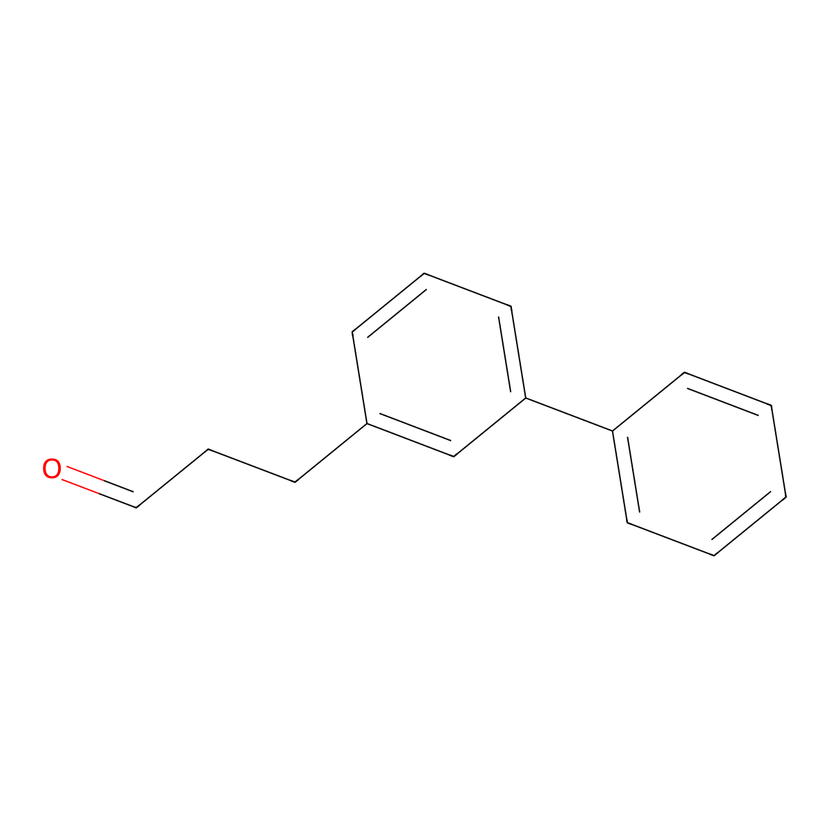 3-(3-Biphenylyl)propanal molecular structure, CAS 136415-88-8