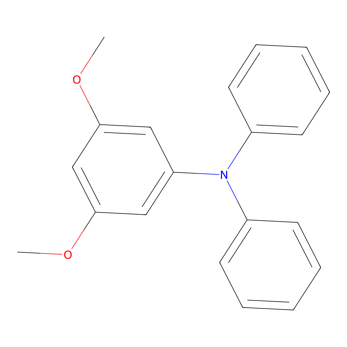 3,5-dimethoxy-N,N-diphenylaniline molecular structure, CAS 1364318-02-4