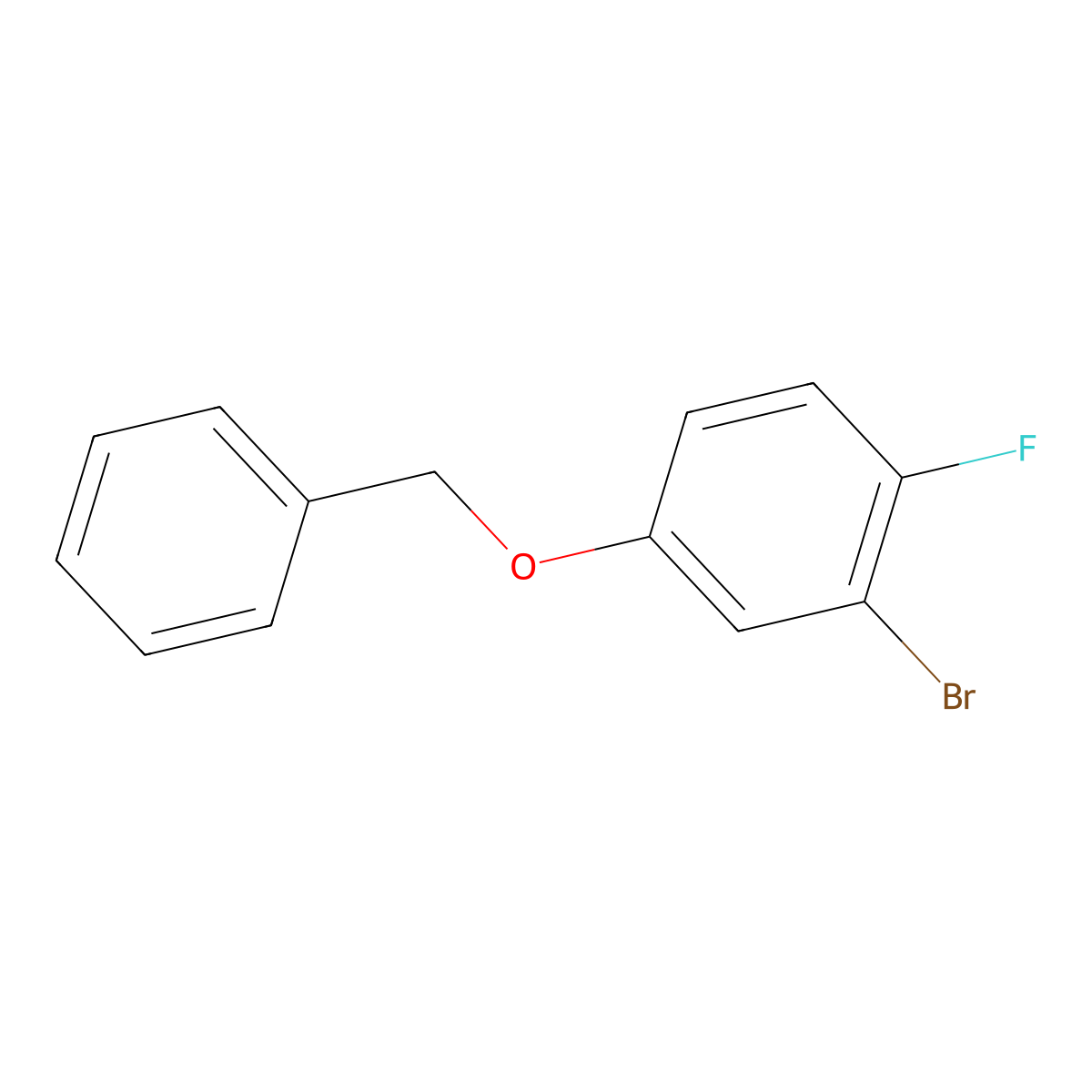 4-(Benzyloxy)-2-bromo-1-fluorobenzene molecular structure, CAS 1364572-05-3
