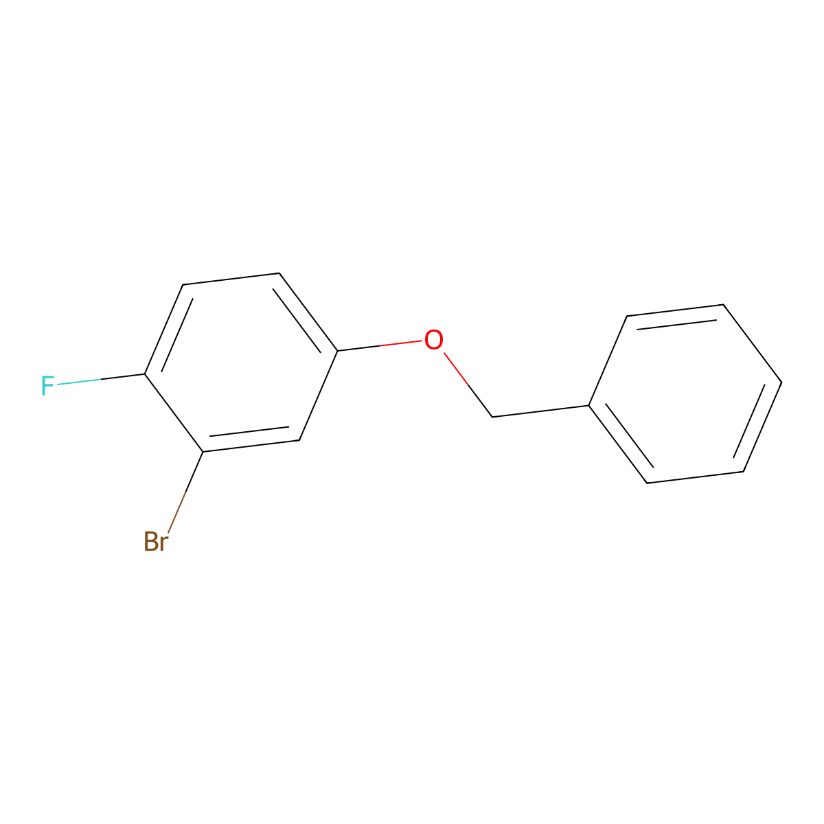 4-(Benzyloxy)-2-bromo-1-fluorobenzene molecular structure, CAS 1364572-05-3