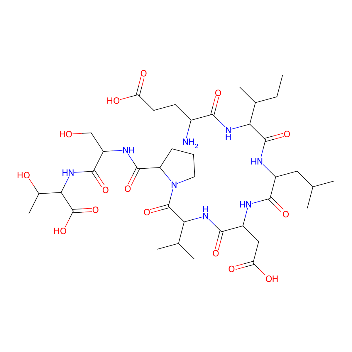 Fibronectin CS1 Peptide molecular structure, CAS 136466-51-8