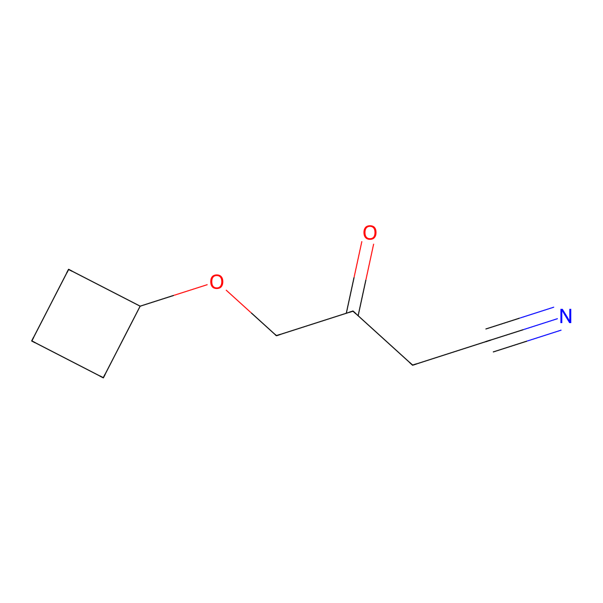 4-Cyclobutoxy-3-oxobutanenitrile molecular structure, CAS 1364663-34-2