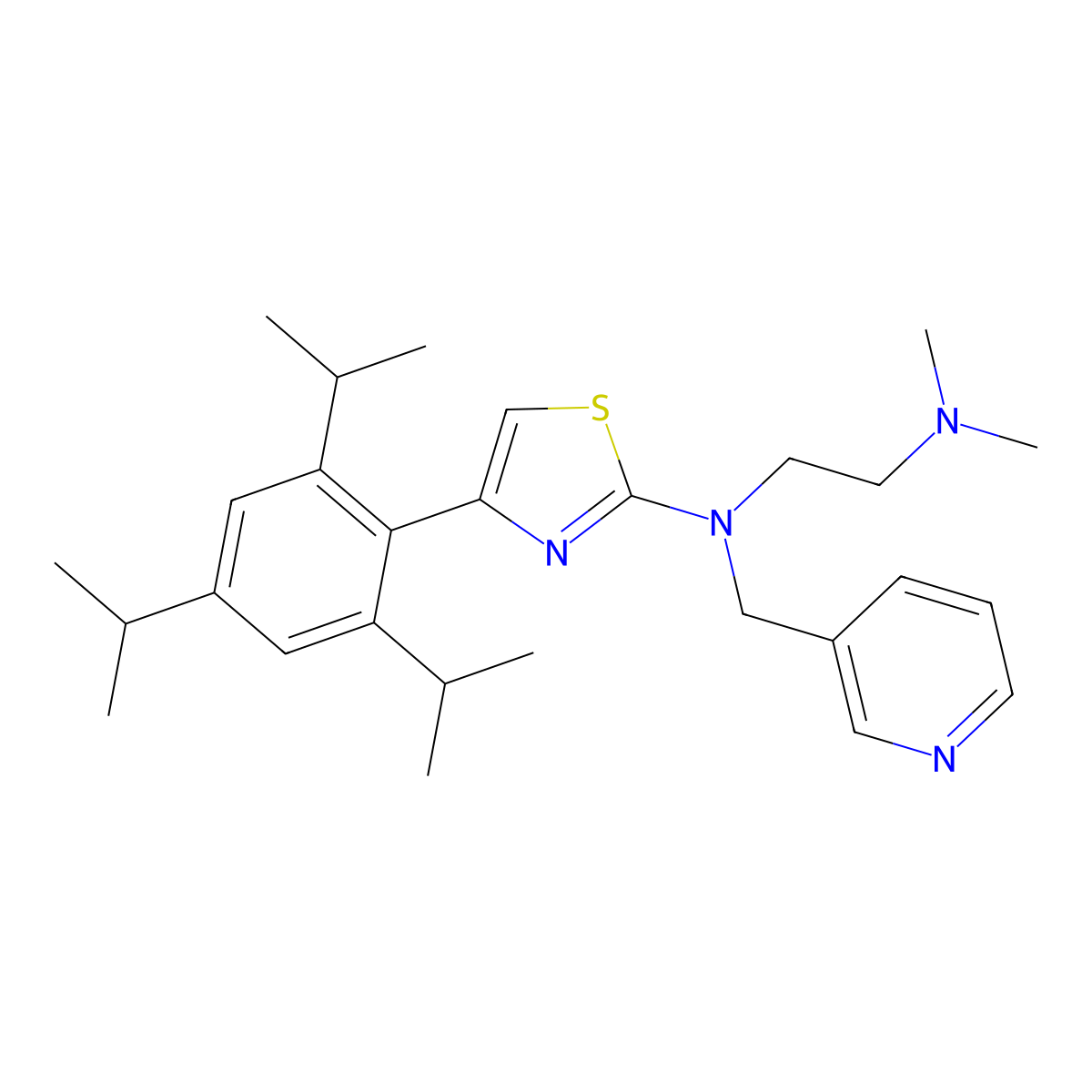 Foropafant molecular structure, CAS 136468-36-5