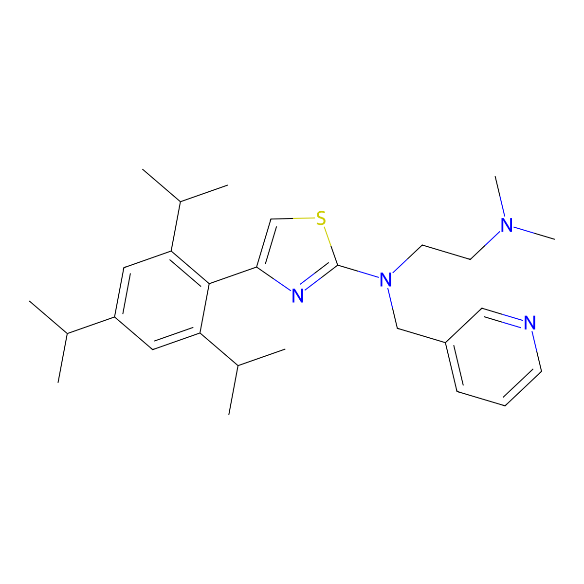 Foropafant molecular structure, CAS 136468-36-5