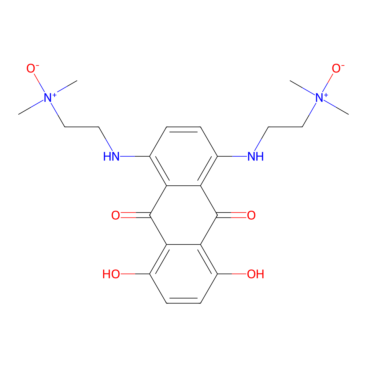 Banoxantrone molecular structure, CAS 136470-65-0