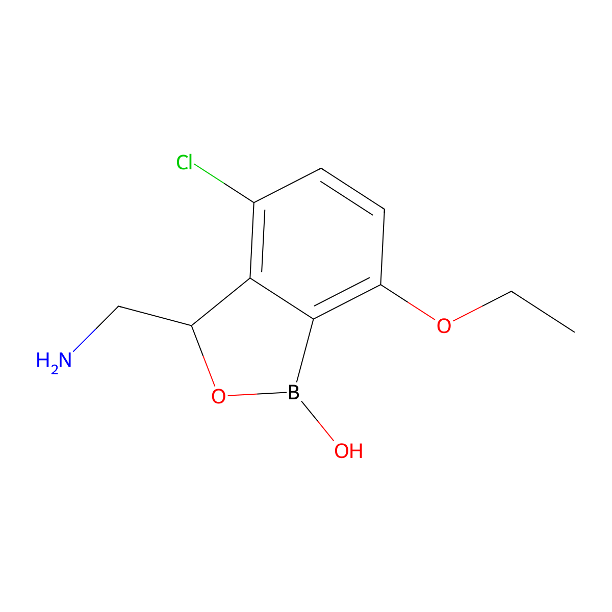 LeuRS-IN-1 molecular structure, CAS 1364914-72-6