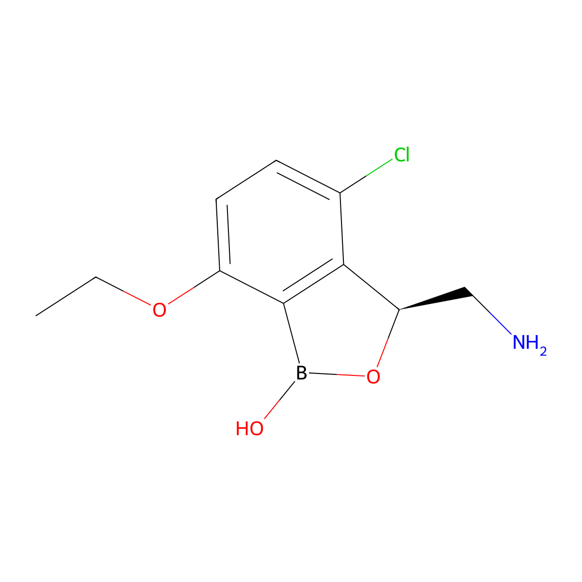 LeuRS-IN-1 molecular structure, CAS 1364914-72-6