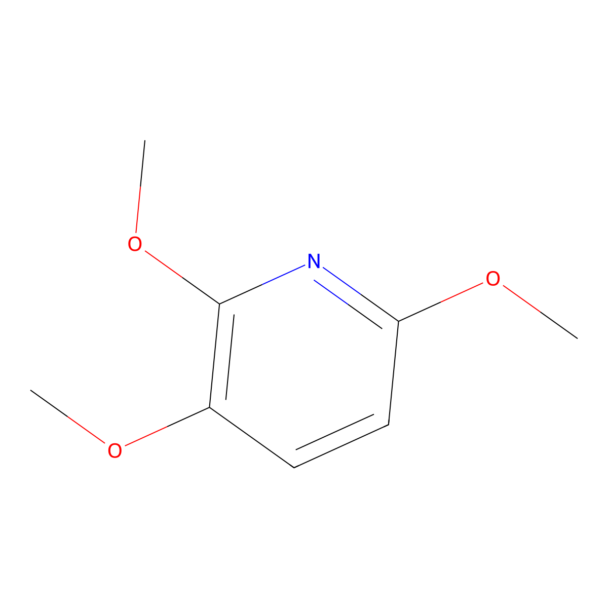 2,3,6-Trimethoxypyridine molecular structure, CAS 1364917-21-4