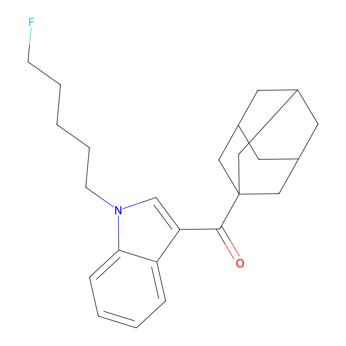 5-Fluoro-AB-001 molecular structure, CAS 1364933-62-9