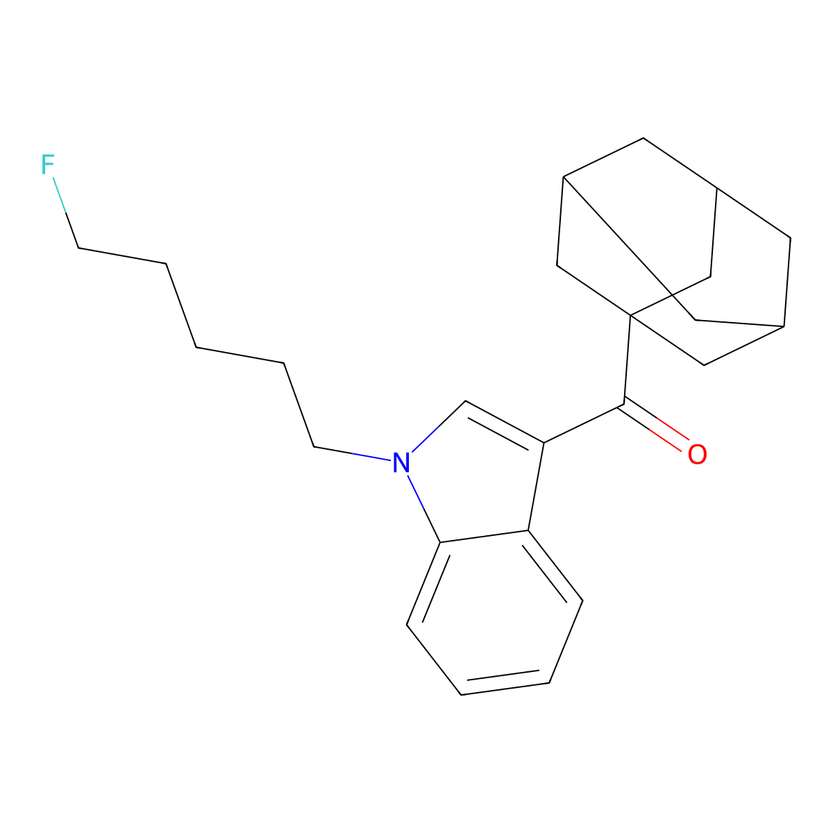 5-Fluoro-AB-001 molecular structure, CAS 1364933-62-9