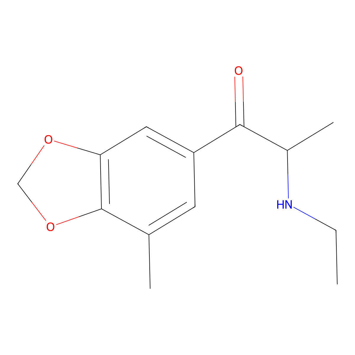 5-Methylethylone molecular structure, CAS 1364933-82-3