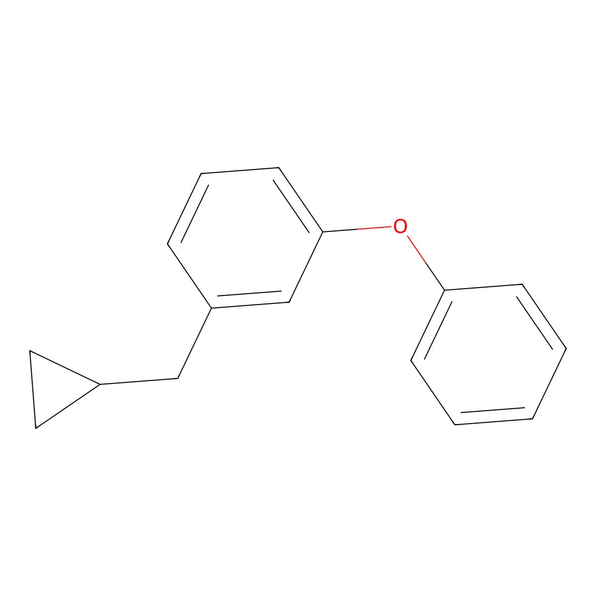 1-(Cyclopropylmethyl)-3-phenoxybenzene molecular structure, CAS 1364935-76-1