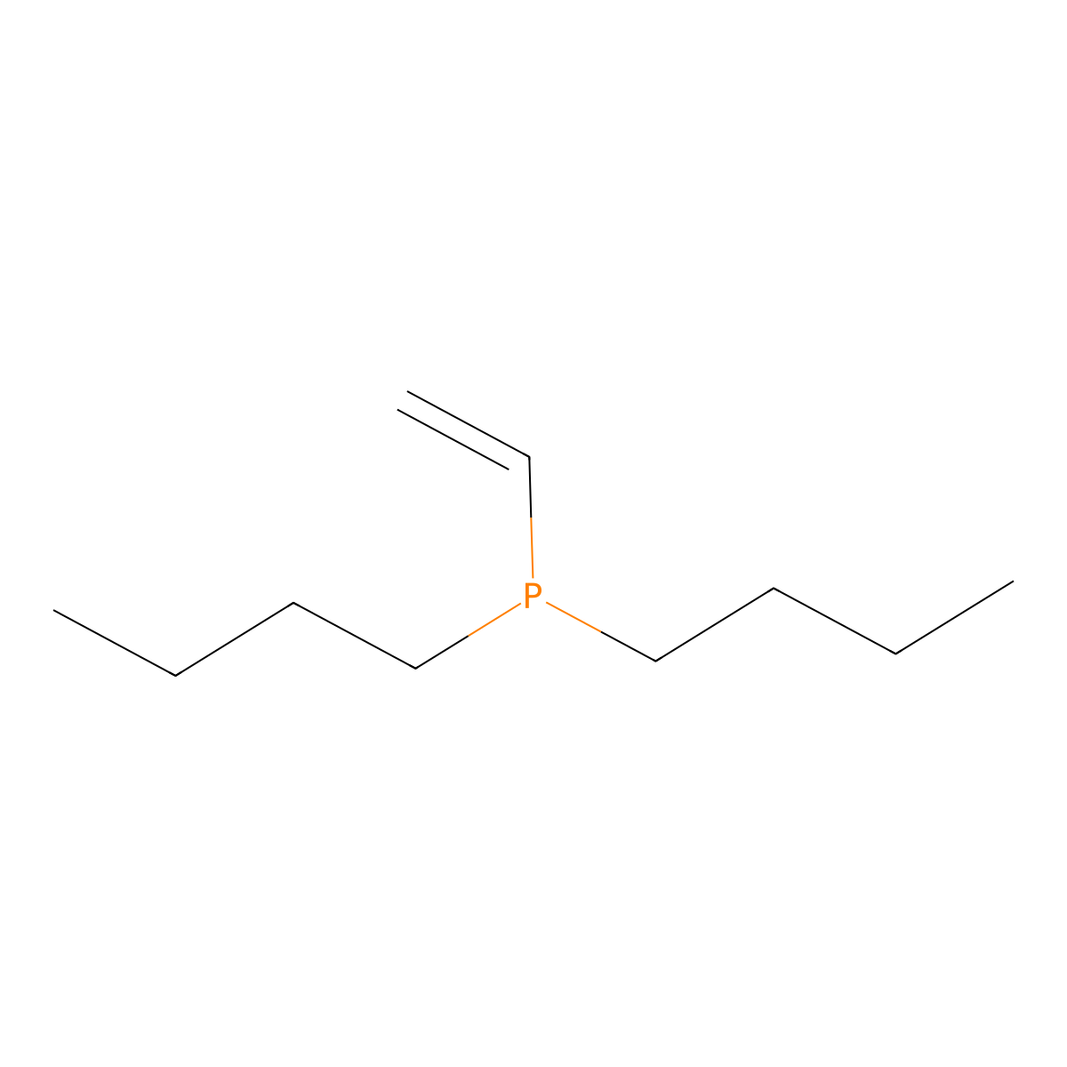 Phosphine, dibutylvinyl- molecular structure, CAS 13652-22-7