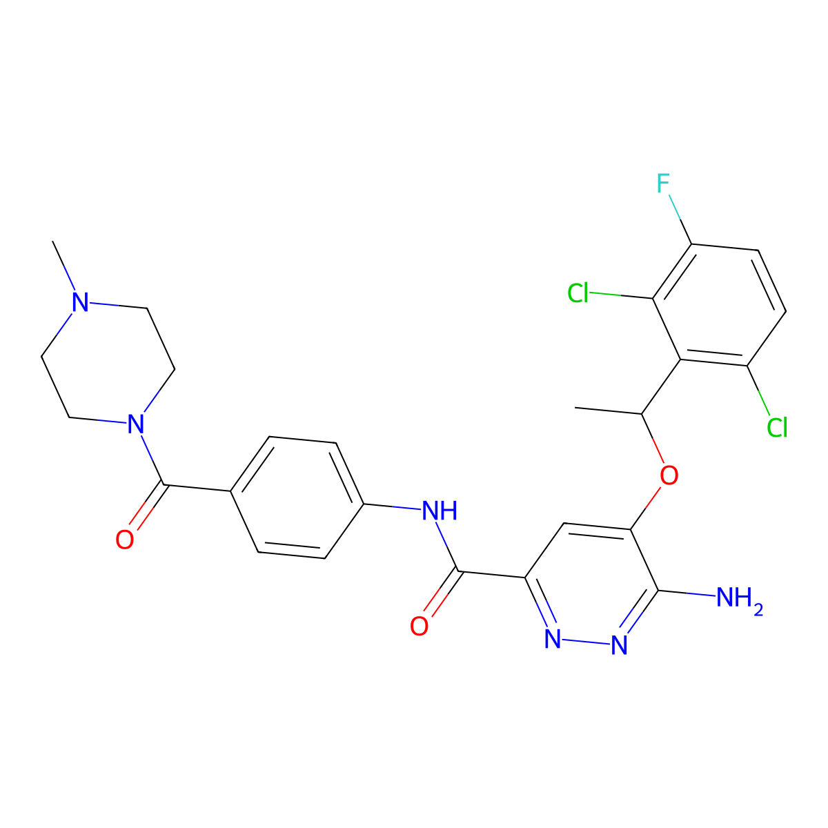 X-396 molecular structure, CAS 1365267-27-1