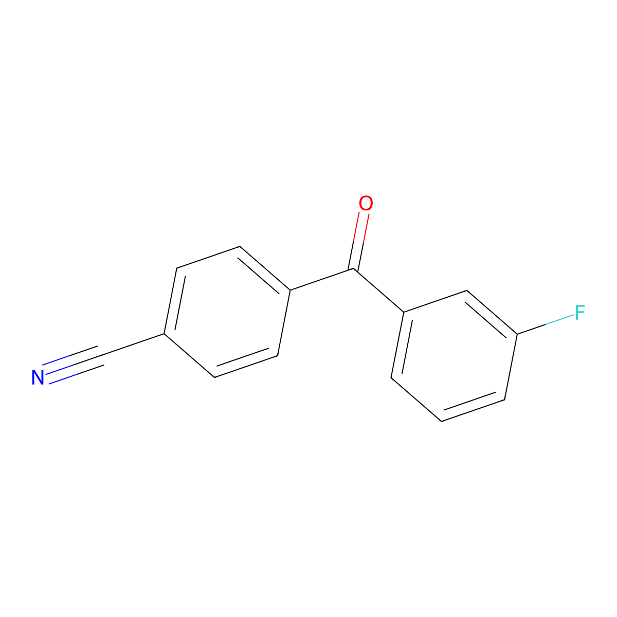 4-(3-Fluorobenzoyl)benzonitrile molecular structure, CAS 1365271-67-5