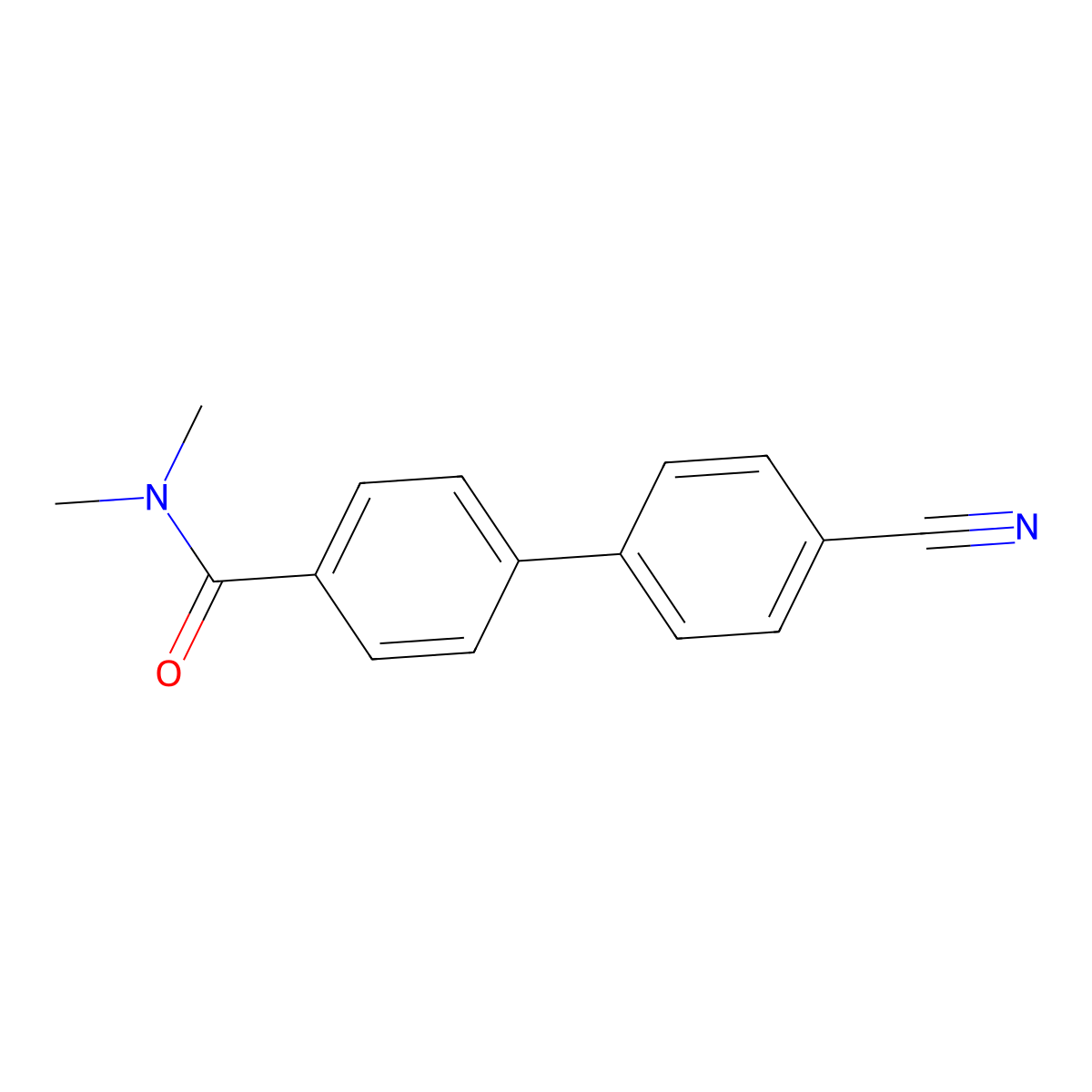 4-(4-Cyanophenyl)-N,N-dimethylbenzamide molecular structure, CAS 1365271-90-4
