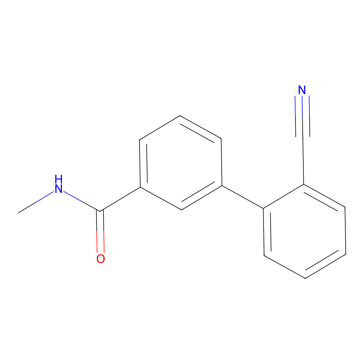 3-(2-Cyanophenyl)-N-methylbenzamide molecular structure, CAS 1365272-05-4