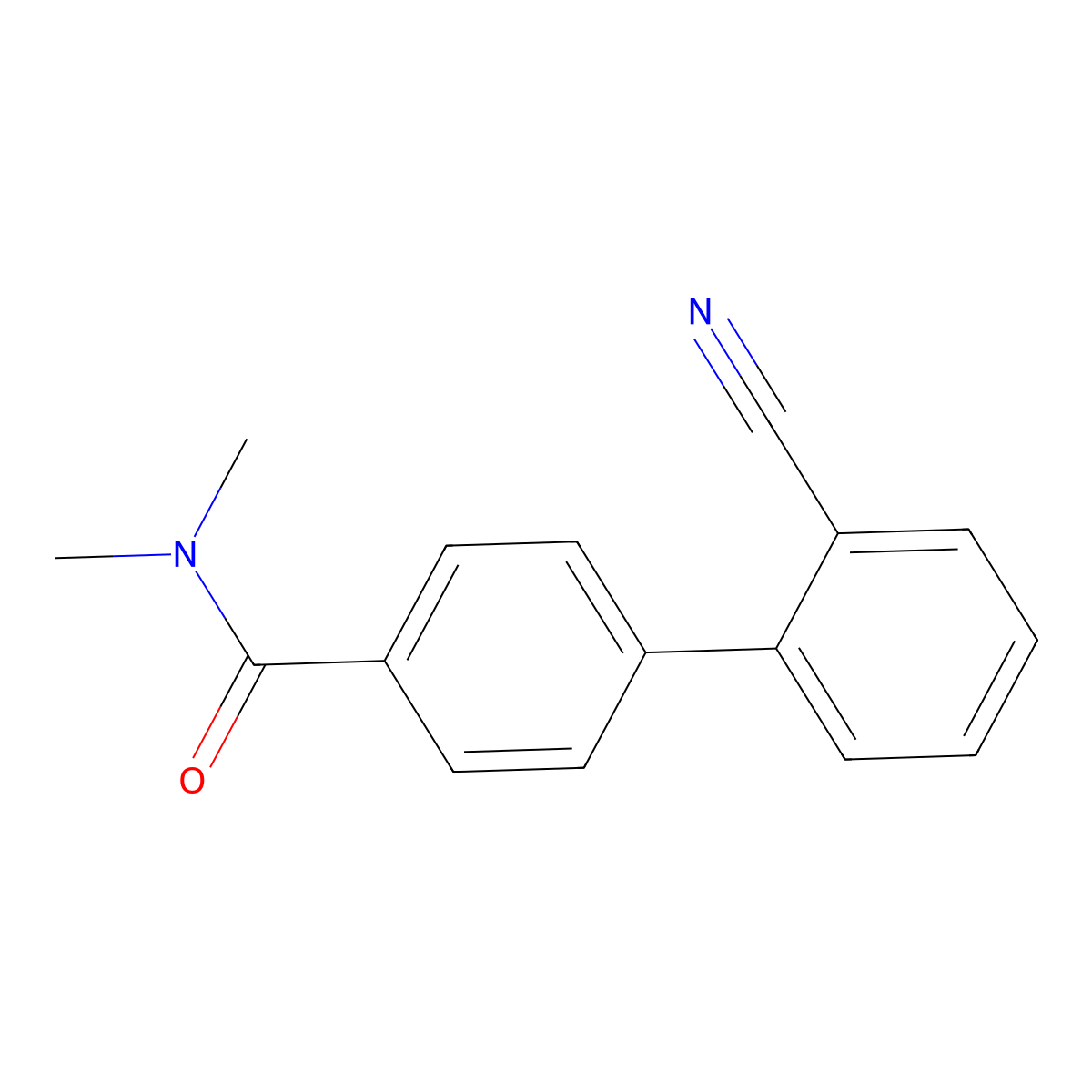 4-(2-Cyanophenyl)-N,N-dimethylbenzamide molecular structure, CAS 1365272-24-7