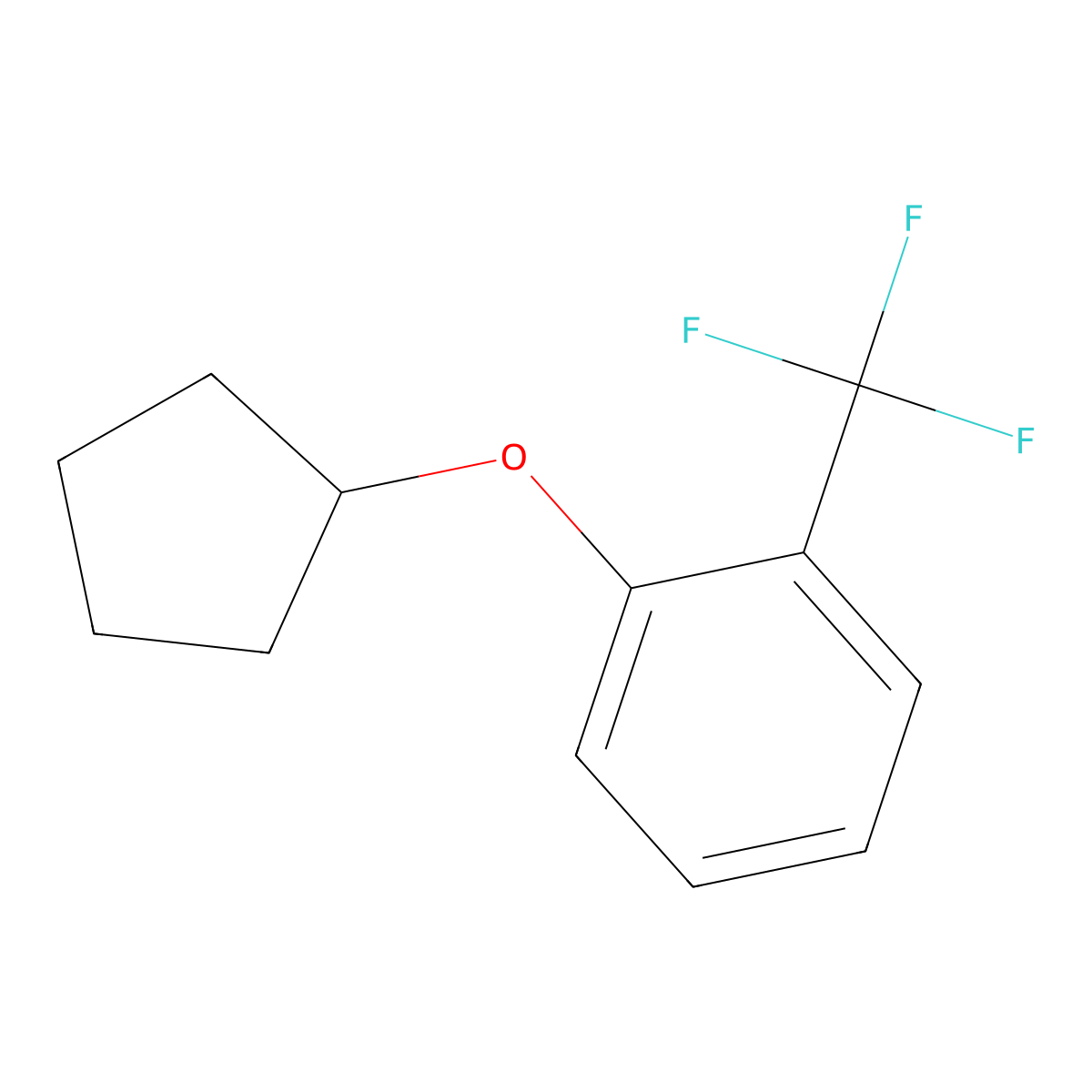 2-(Cyclopentyloxy)benzotrifluoride molecular structure, CAS 1365272-28-1