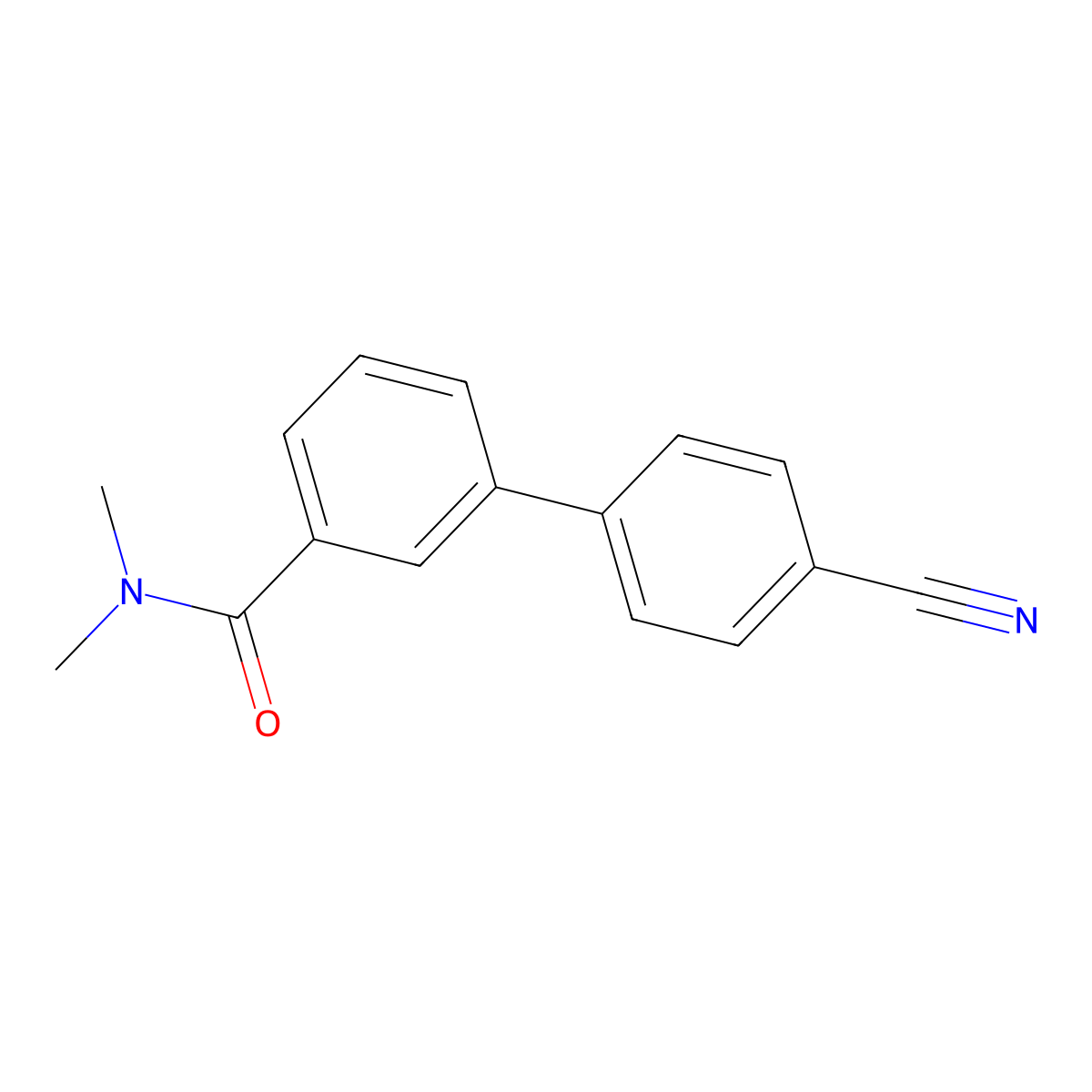 3-(4-Cyanophenyl)-N,N-dimethylbenzamide molecular structure, CAS 1365272-68-9