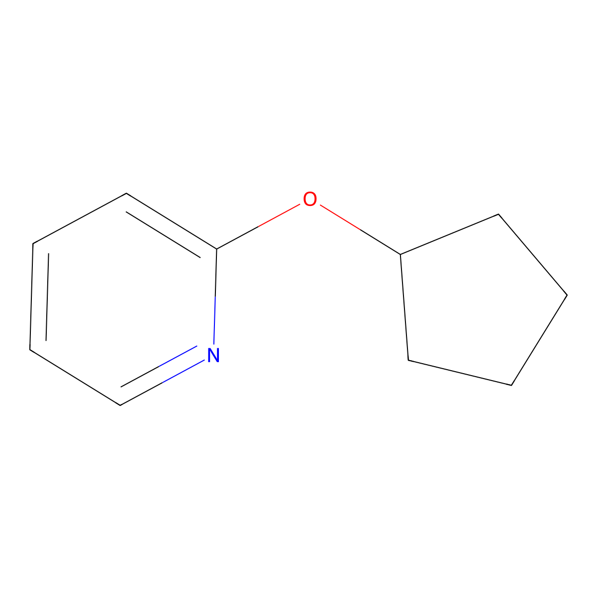 2-(Cyclopentyloxy)pyridine molecular structure, CAS 1365273-03-5