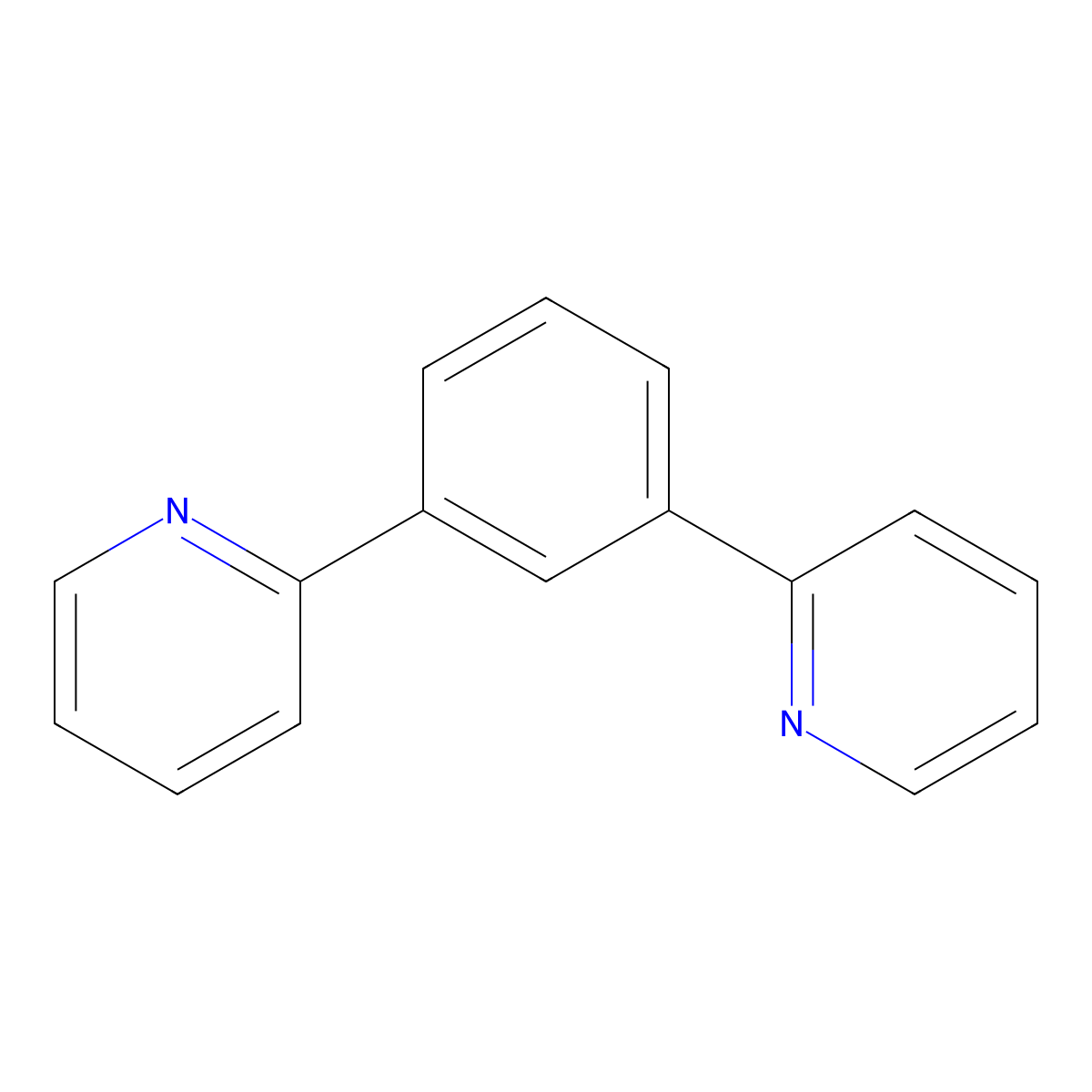 1,3-Di(pyridin-2-yl)benzene molecular structure, CAS 136538-84-6