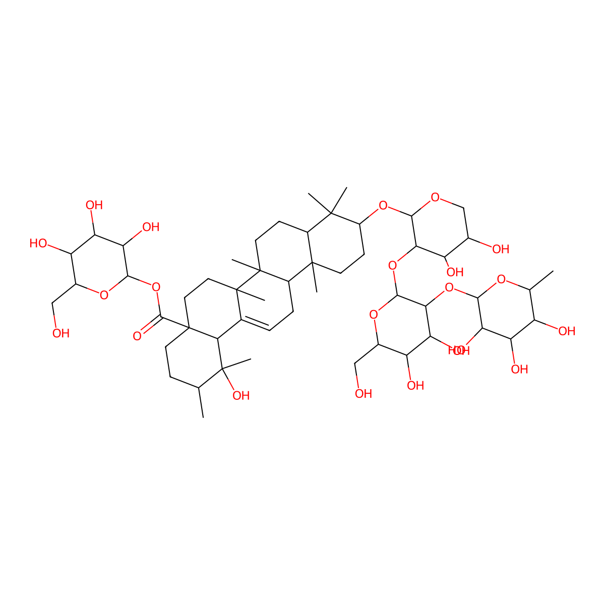 Ilexoside O molecular structure, CAS 136552-23-3