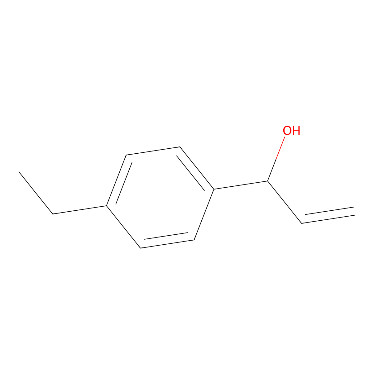 1-(4-Ethylphenyl)prop-2-en-1-ol molecular structure, CAS 1365540-83-5
