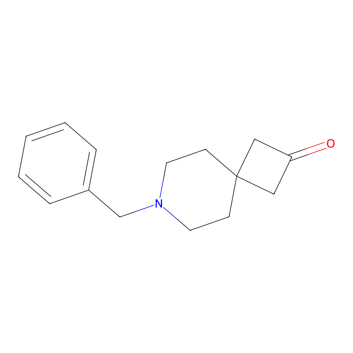 7-Benzyl-7-azaspiro[3.5]nonan-2-one molecular structure, CAS 1365570-35-9