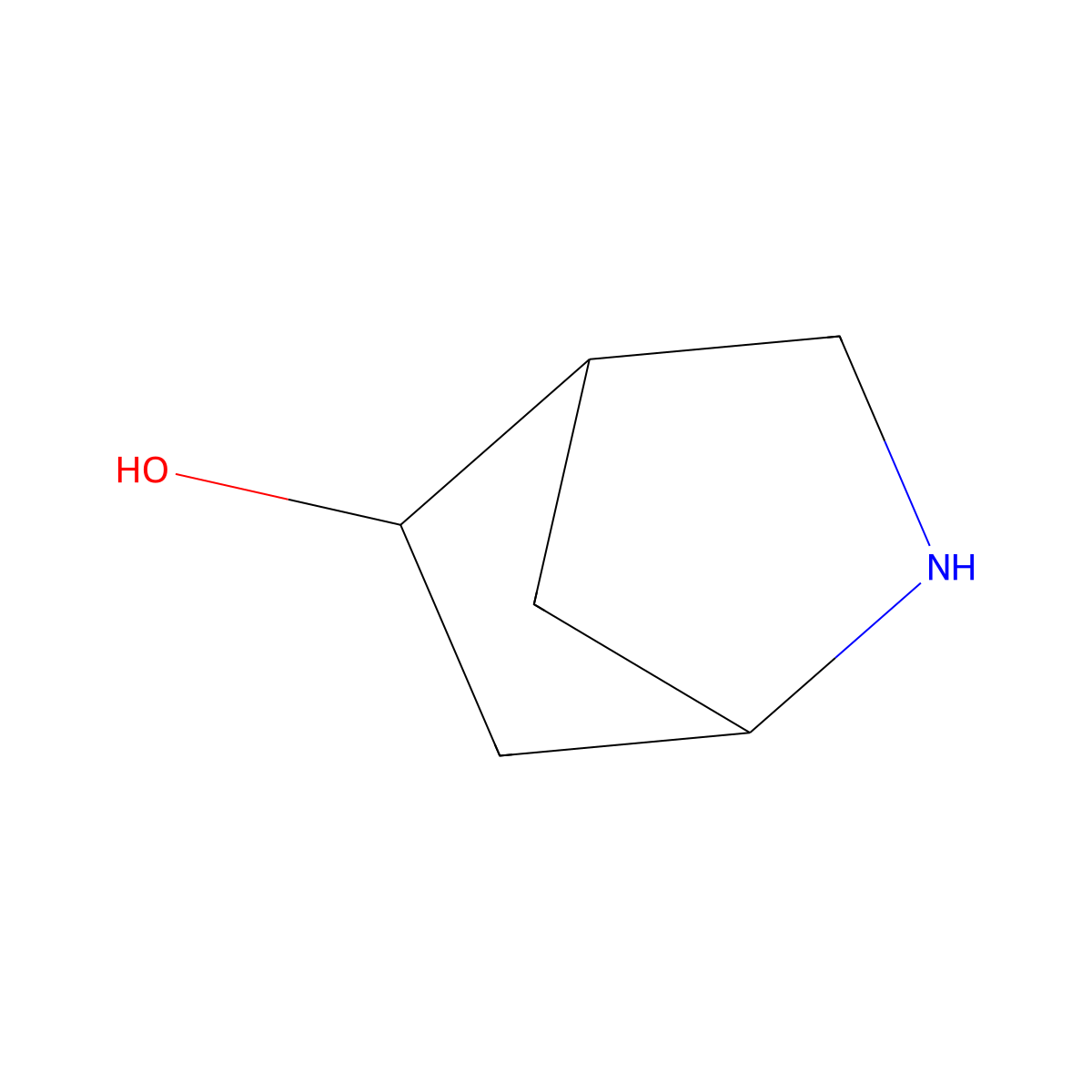 2-Aza-bicyclo[2.2.1]heptan-5-ol molecular structure, CAS 1365570-43-9