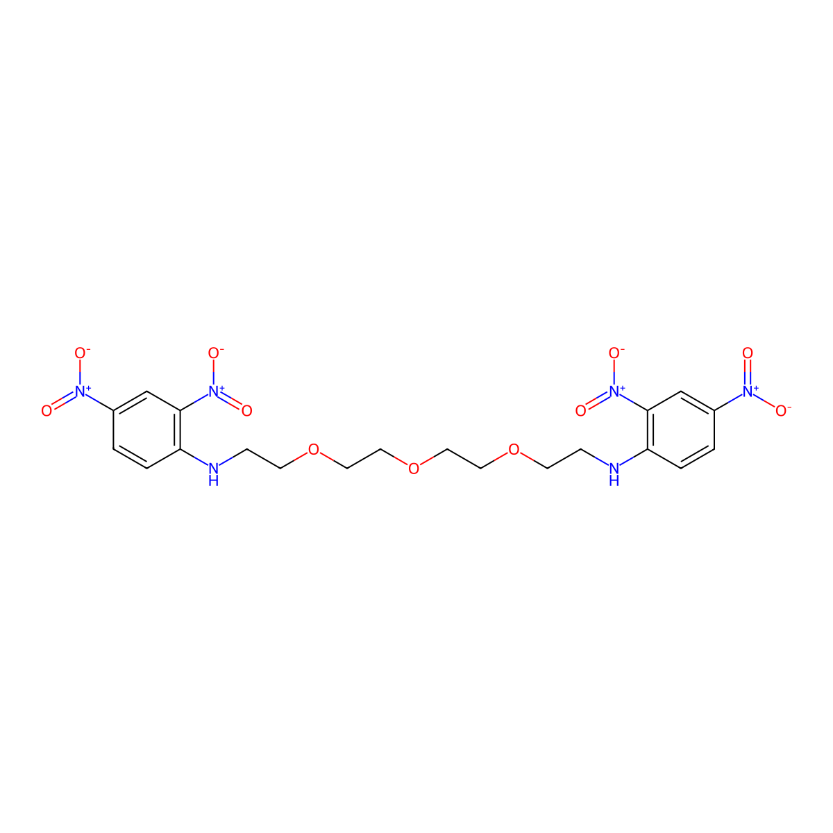 Dnp-peg3-dnp molecular structure, CAS 1365655-92-0