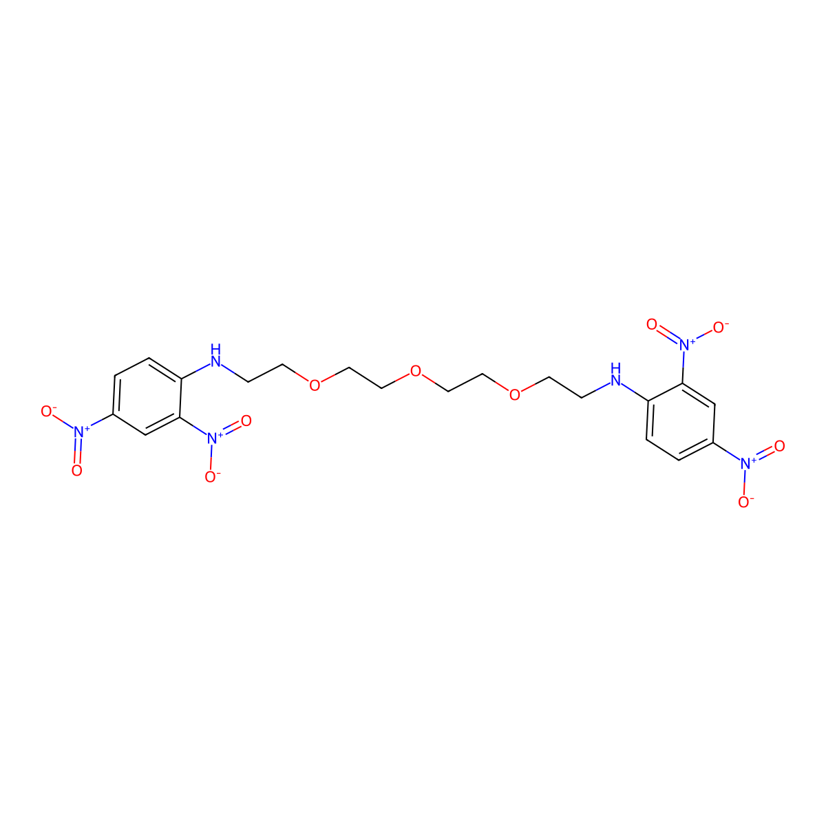 Dnp-peg3-dnp molecular structure, CAS 1365655-92-0
