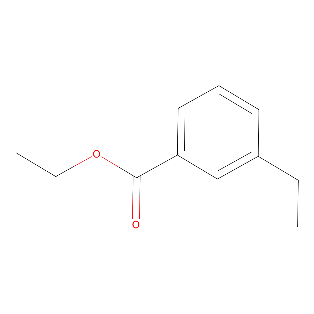 Ethyl 3-ethylbenzoate molecular structure, CAS 136569-05-6