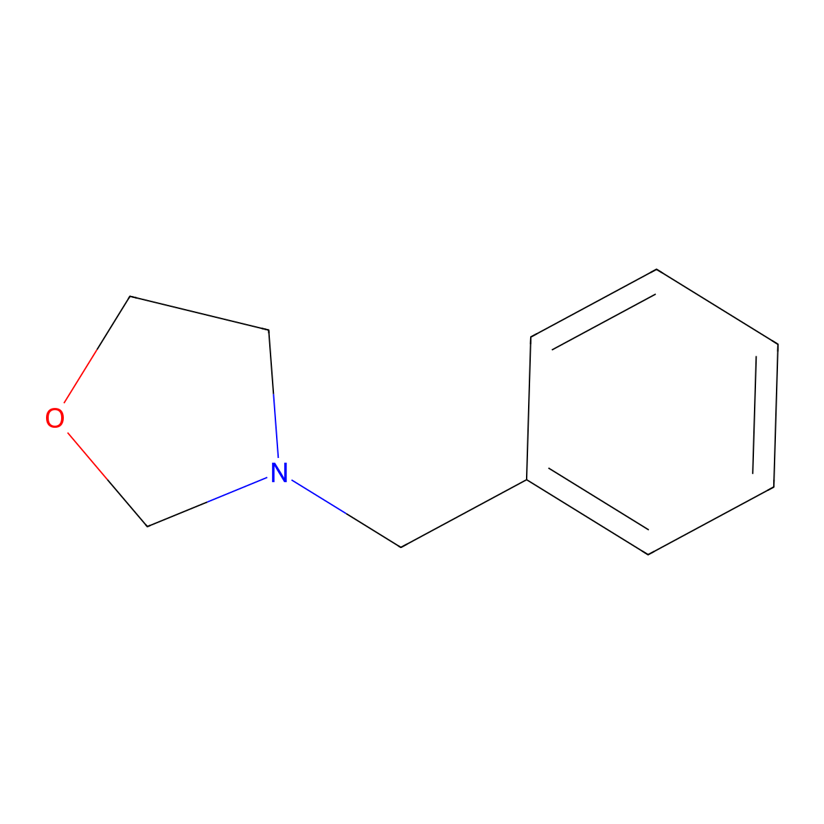 3-Benzyloxazolidine molecular structure, CAS 13657-16-4