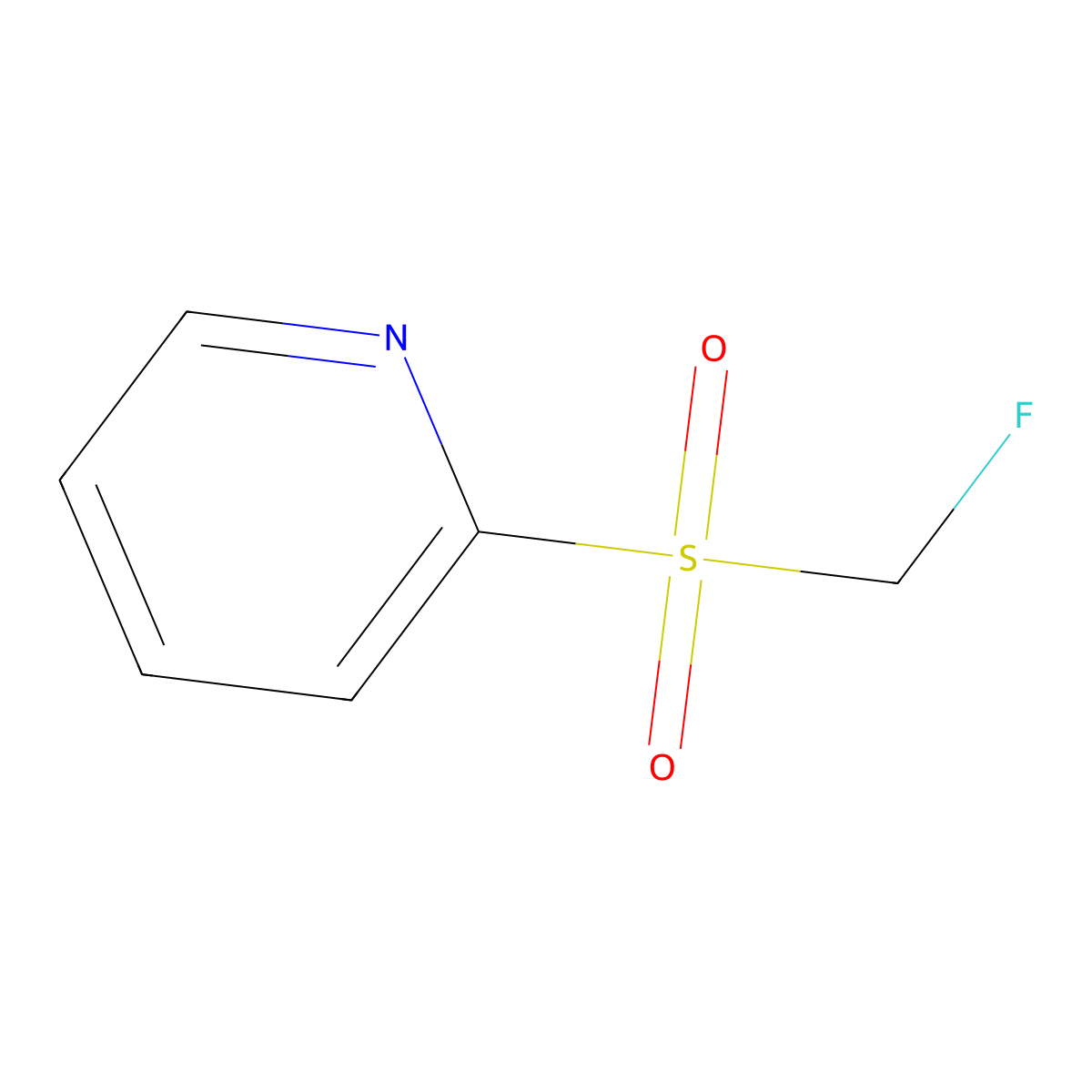 Fluoromethyl 2-pyridyl sulfone molecular structure, CAS 1365765-53-2