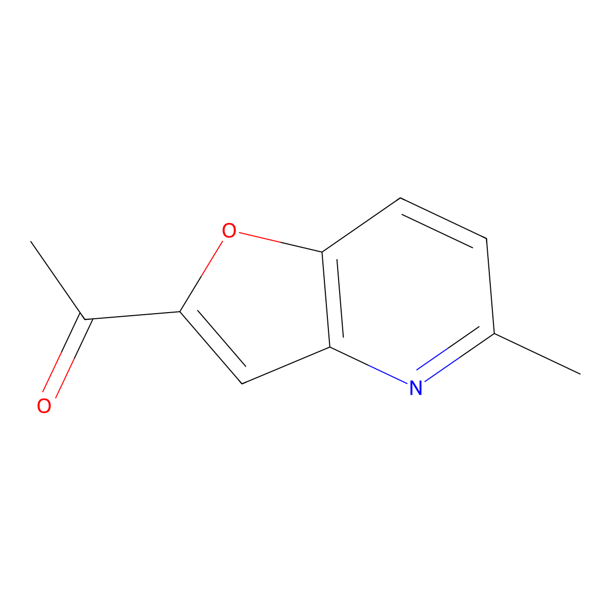 1-{5-Methylfuro[3,2-b]pyridin-2-yl}ethan-1-one molecular structure, CAS 1365836-32-3