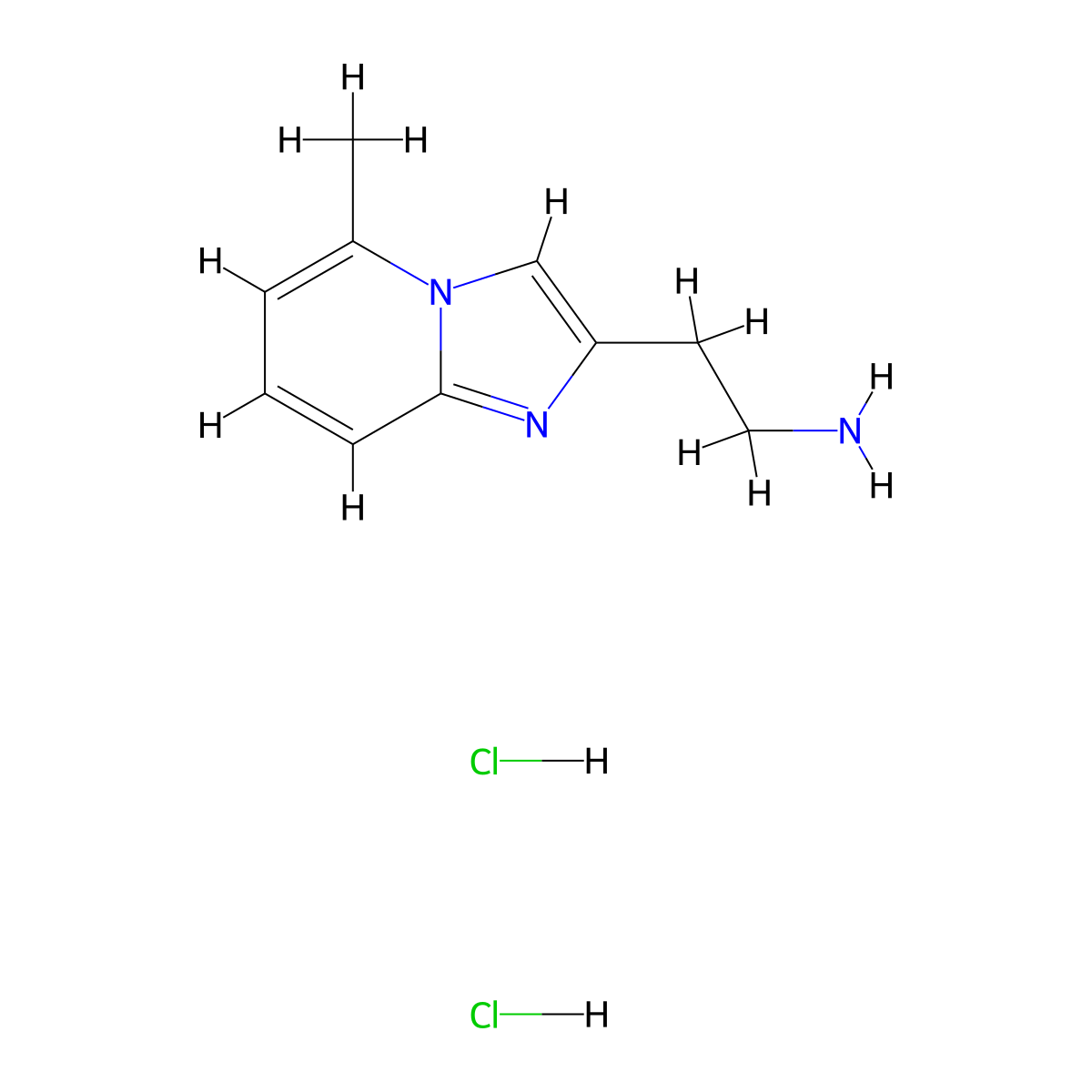 2-{5-Methylimidazo[1,2-a]pyridin-2-yl}ethan-1-amine dihydrochloride molecular structure, CAS 1365836-45-8