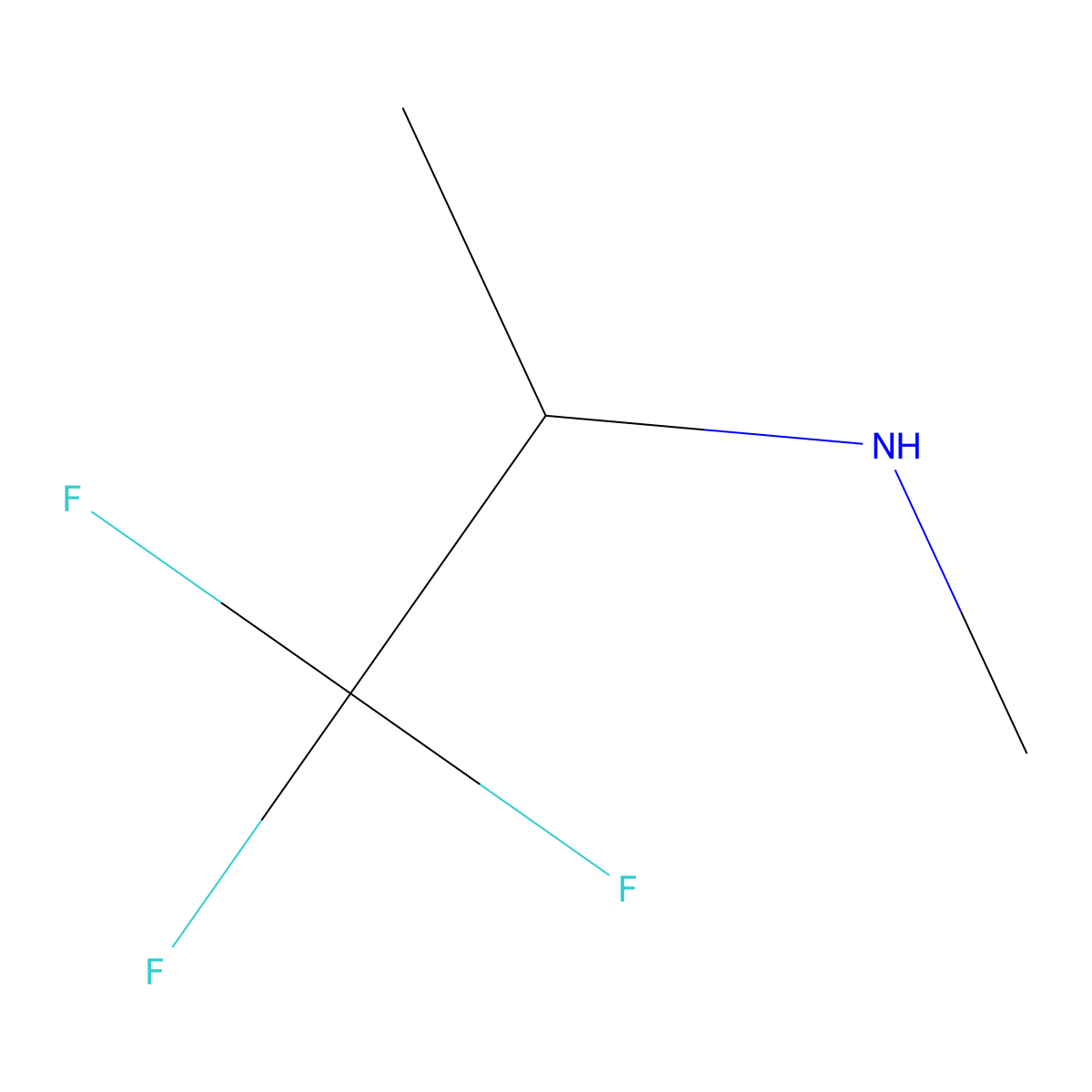 (S)-N-Methyl-1,1,1-Trifluoro-2-propylamine molecular structure, CAS 1365937-57-0
