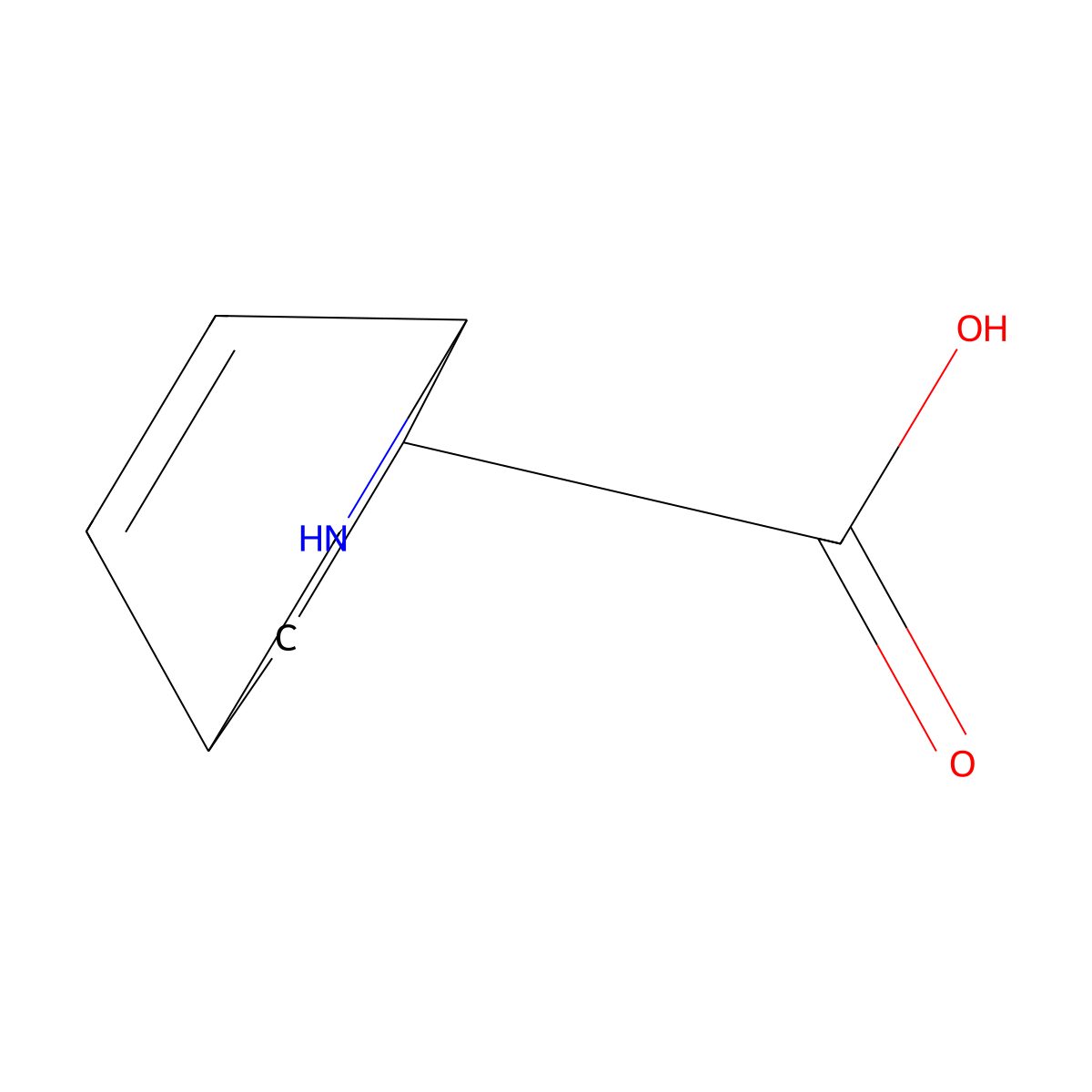 2-Azabicyclo[2.2.2]oct-7-ene-6-carboxylic acid molecular structure, CAS 1365962-92-0