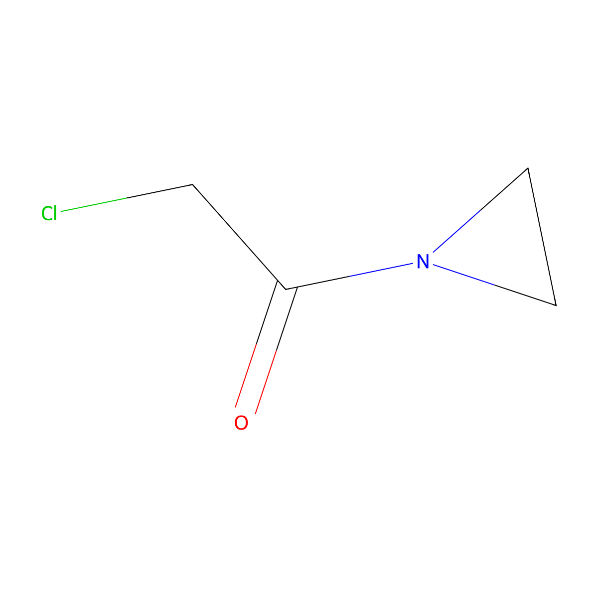 1-(Chloroacetyl)aziridine molecular structure, CAS 1365963-73-0
