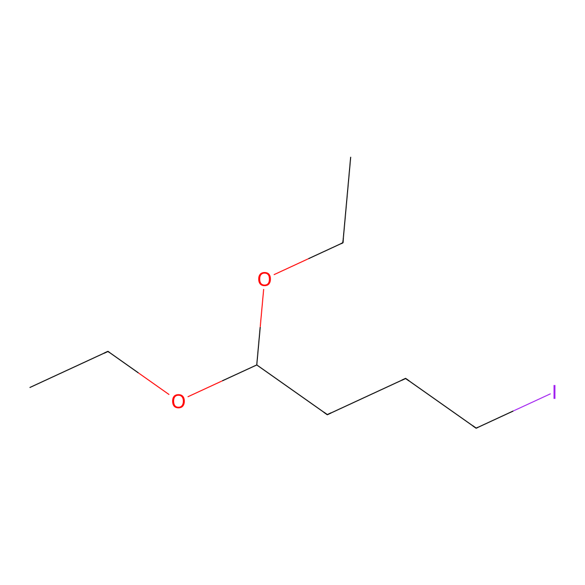 1,1-Diethoxy-4-iodobutane molecular structure, CAS 1365964-16-4