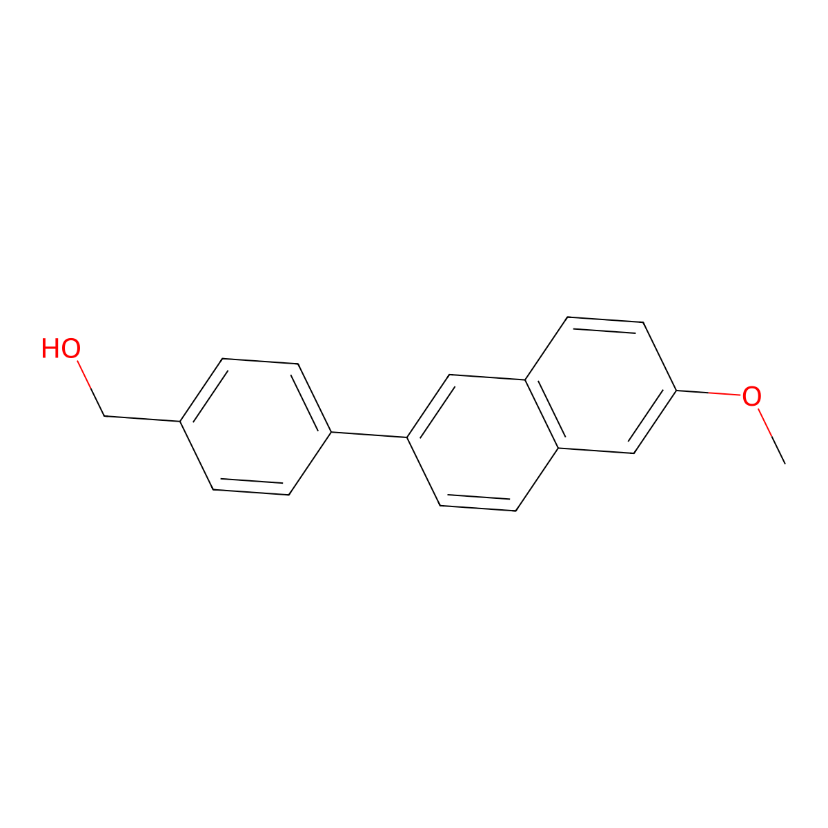 (4-(6-Methoxynaphthalen-2-yl)phenyl)methanol molecular structure, CAS 1365969-88-5