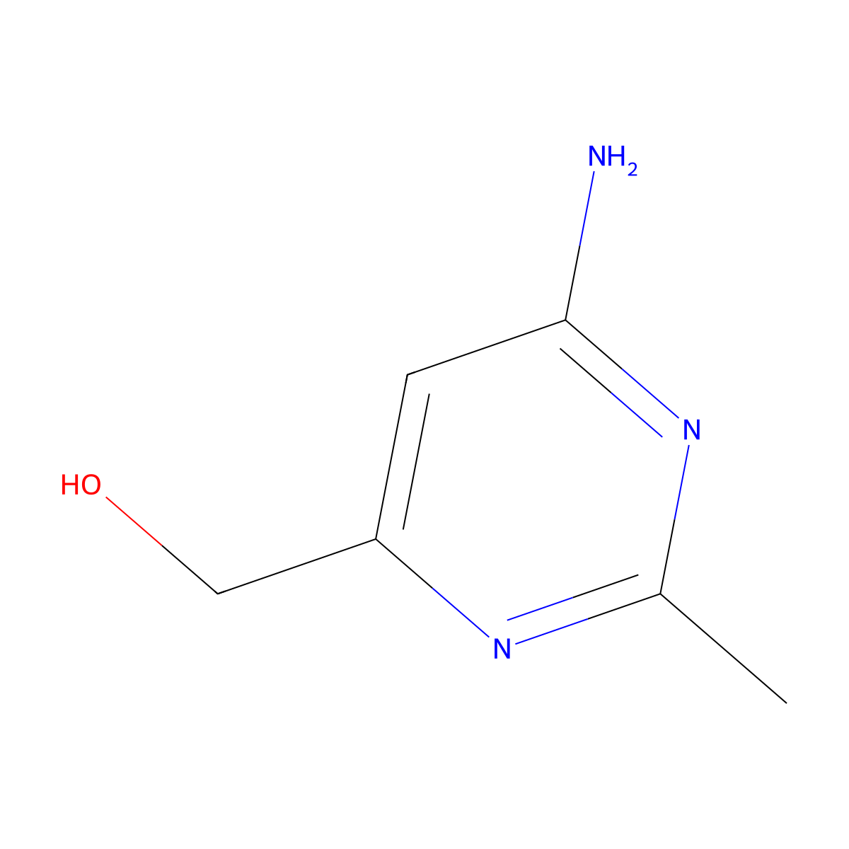 (6-Amino-2-methylpyrimidin-4-yl)methanol molecular structure, CAS 1365993-18-5